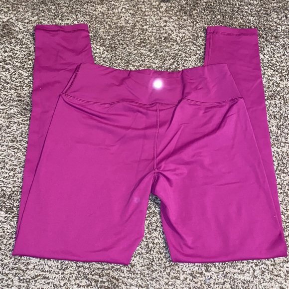 Magenta Workout Leggings - Picture 2 of 3